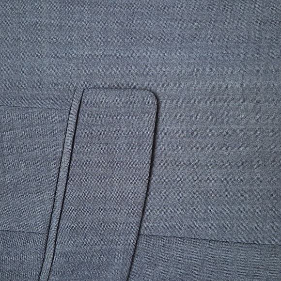 Banana Republic Chambray Lightweight Wool Vest In Spa Blue Size 4, New With Tags - Picture 5 of 16